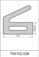 Профиль силиконовый 754152.026